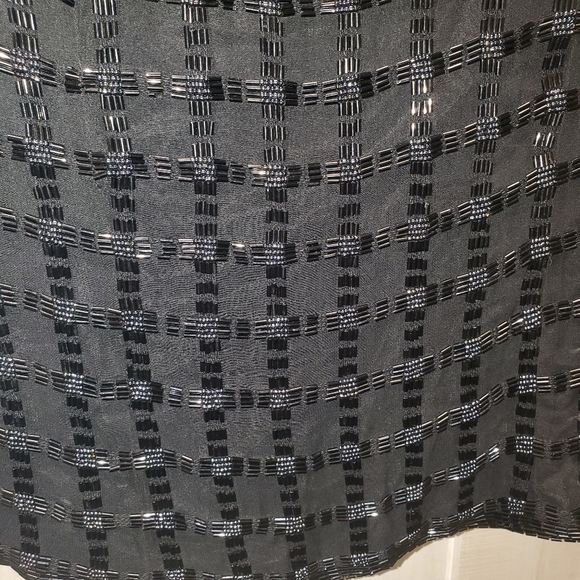 Y2K Vintage Top in Fully Beaded Plaid Pattern by Talbots Size Small - Picture 4 of 16